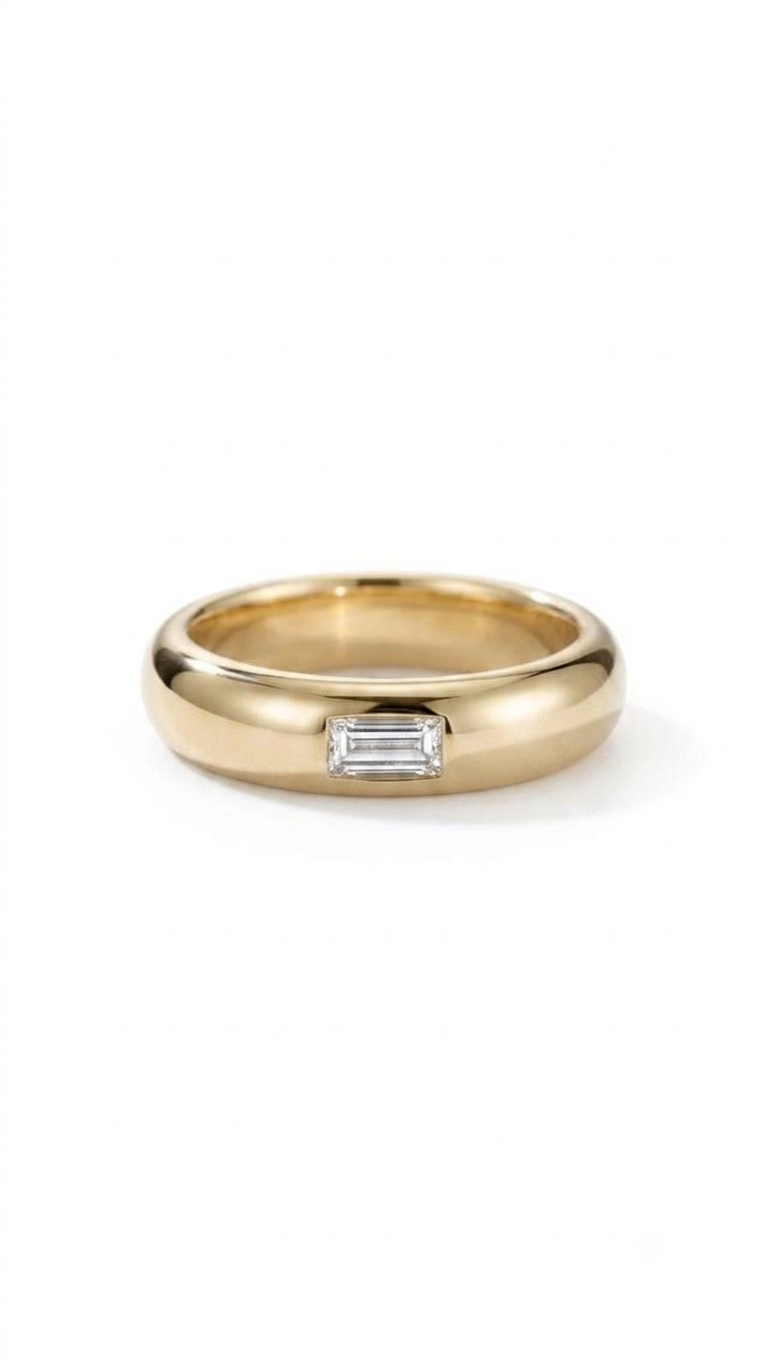 Baguette Gold Ring