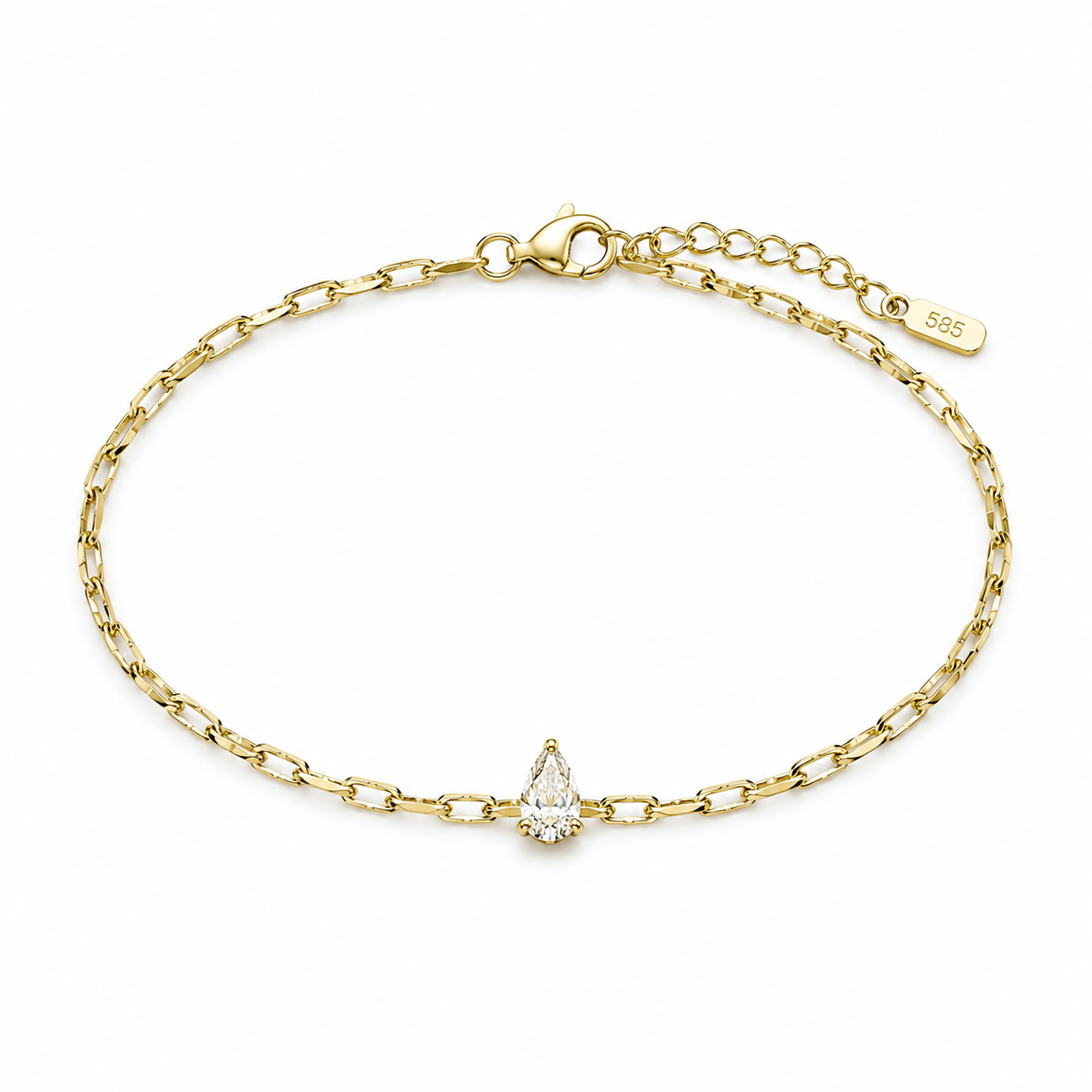 0.40ct Pear Shape Diamond Bracelet